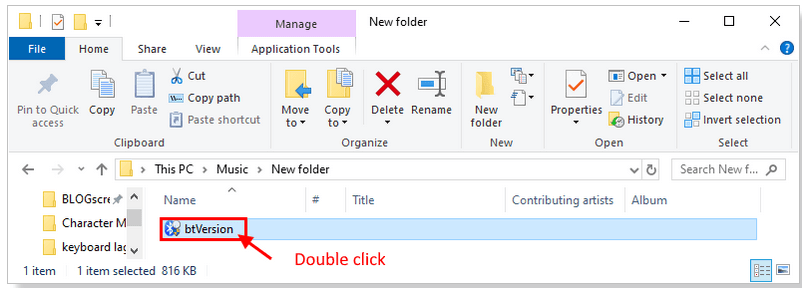 installing btversion to check Bluetooth driver version